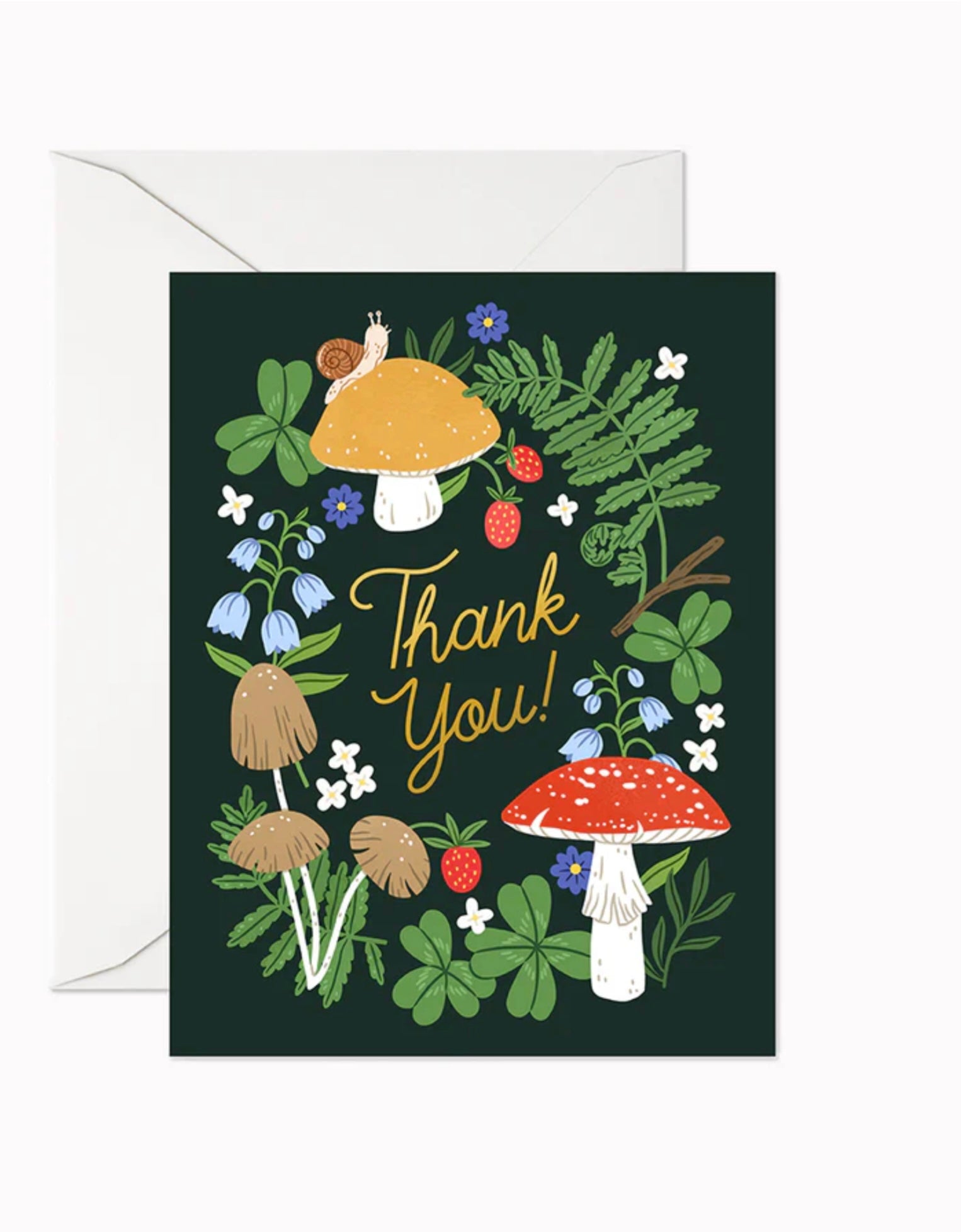 Thank you Card - Mushroom