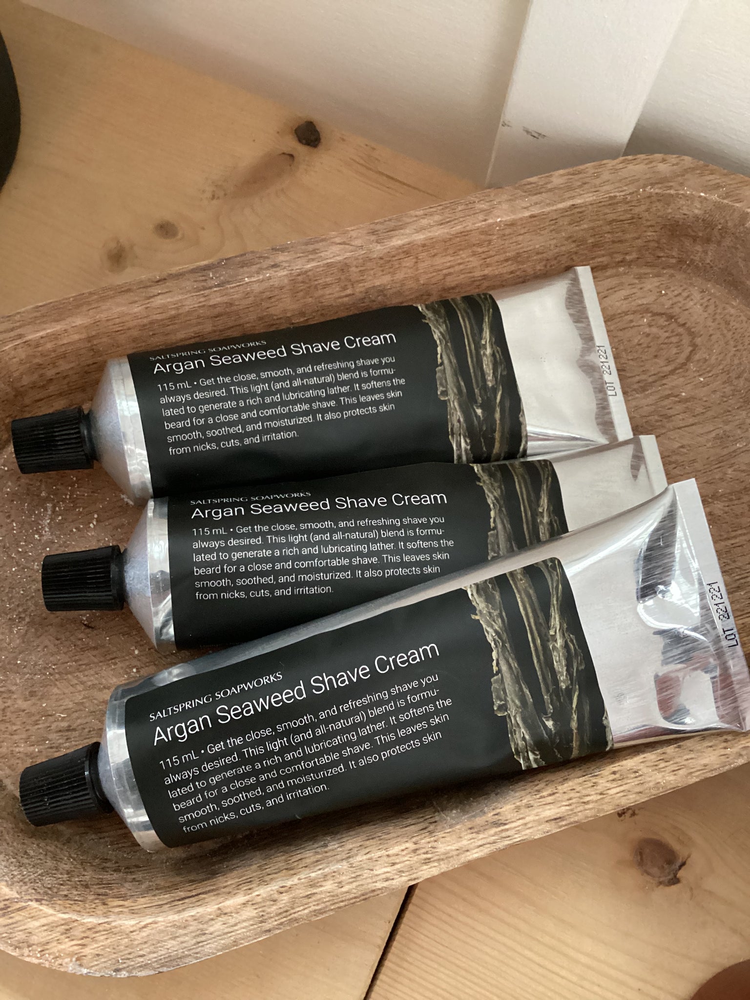 Argon Seaweed Shave Cream / Salt Spring