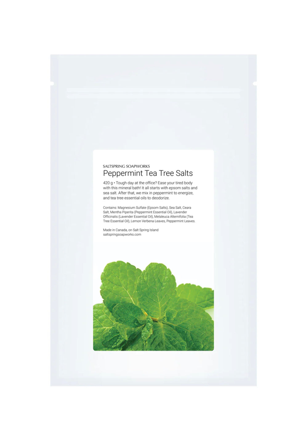 Peppermint Tea Tree Bath Salts